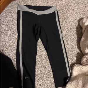 Under Armour Black and Gray Leggings